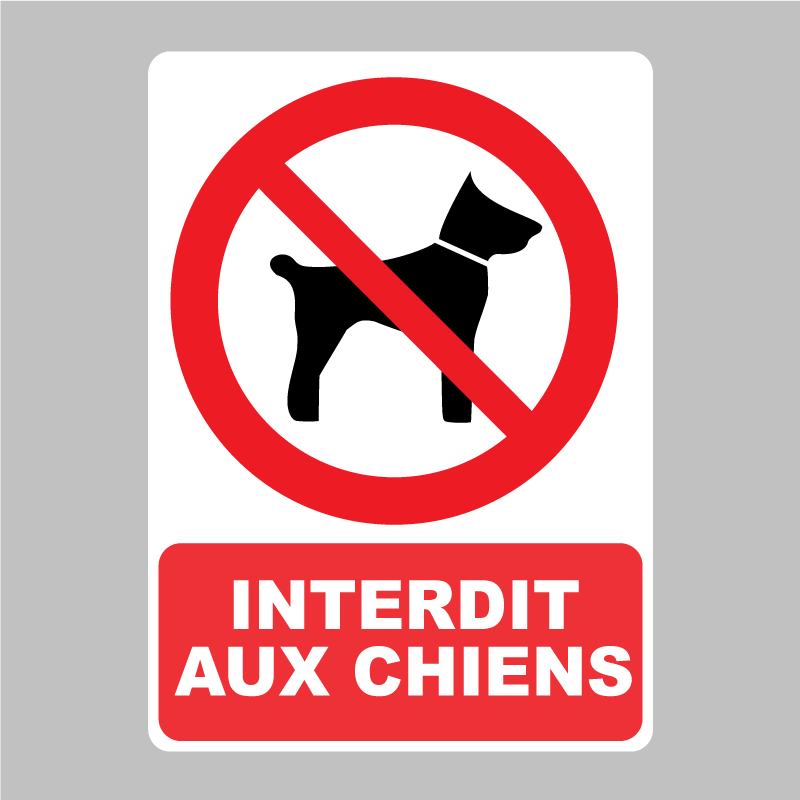 Autocollant Panneau Interdit Aux Chiens Zone Signaletique The Best Porn Website