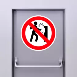 Autocollant Vandalisme Interdit