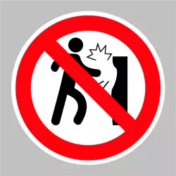 Sticker Vandalisme Interdit