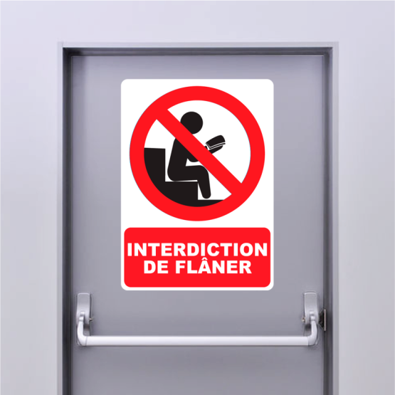 Panneau Interdiction Stationner Autocollant - Diamètre 350mm - Parking Privé 24h/24 - Fabriqué En France