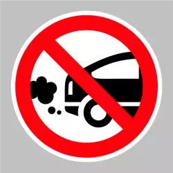 Sticker Ne Pas Laisser Son Moteur Allumé