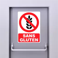 Autocollant Panneau sans...