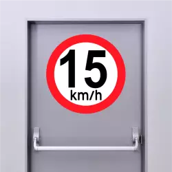 Autocollant 15 km/h