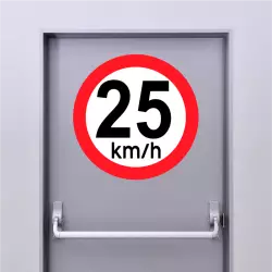 Autocollant 25 km/h