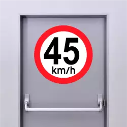 Autocollant 45 km/h