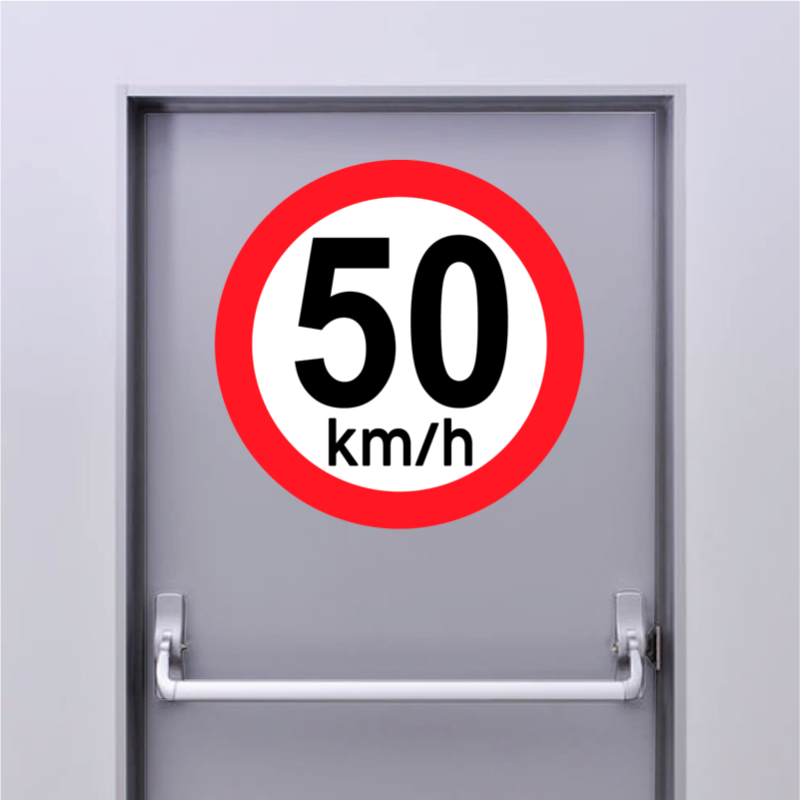 Autocollant 50 km/h