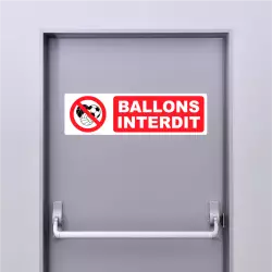 Autocollant Pictogramme Ballons Interdit