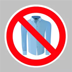Sticker Chemise Interdite