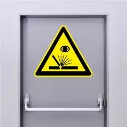 Autocollant Danger Rayonnement Soudure