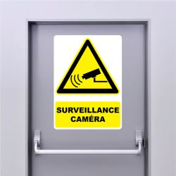 Autocollant Panneau surveillance caméra