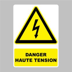 Sticker Panneau danger haute tension