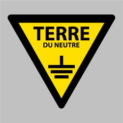 Sticker Danger terre du neutre