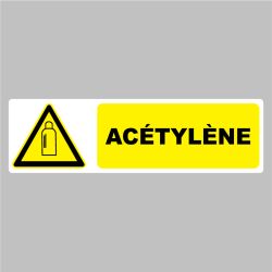 Sticker Pictogramme danger acétylène