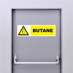 Autocollant Pictogramme danger butane