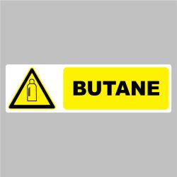 Sticker Pictogramme danger butane