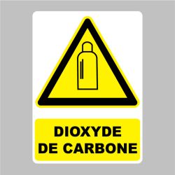 Sticker Panneau danger dioxyde de carbone