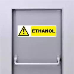 Autocollant Pictogramme danger éthanol