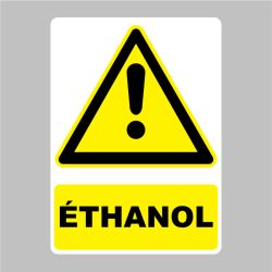 Sticker Panneau danger éthanol