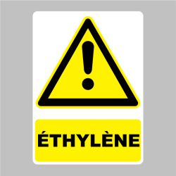 Sticker Panneau danger éthylène