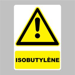 Sticker Panneau danger Isobutylène