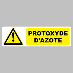 Sticker Pictogramme danger Protoxyde d'azote