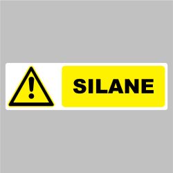Autocollant Pictogramme danger Silane