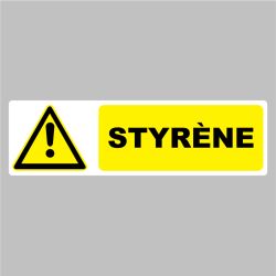 Sticker Pictogramme danger Styrène