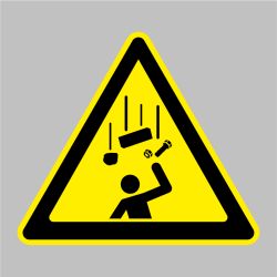 Sticker Danger chute d'objets