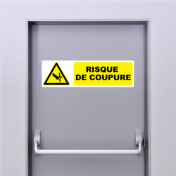 Autocollant Pictogramme danger de coupure