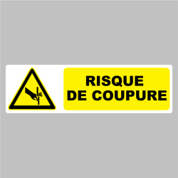 Sticker Pictogramme danger de coupure