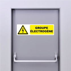 Autocollant Pictogramme groupe électrogène