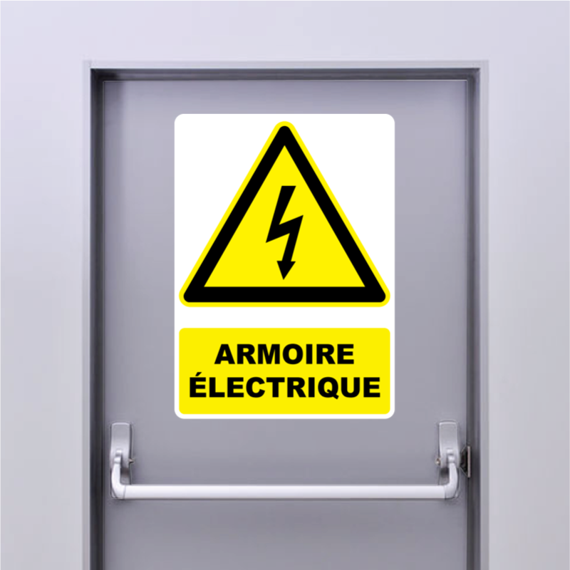 Autocollant Panneau Armoire électrique