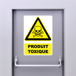 Sticker Danger Produit toxique