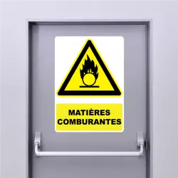 Sticker Pictogramme Matières comburantes