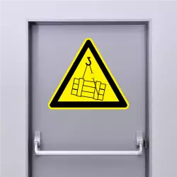Sticker Danger Charge Suspendue
