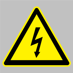 Autocollant Danger électrique