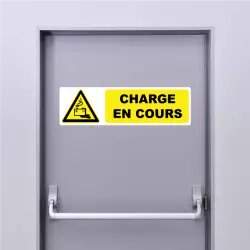 Sticker Pictogramme charge en cours