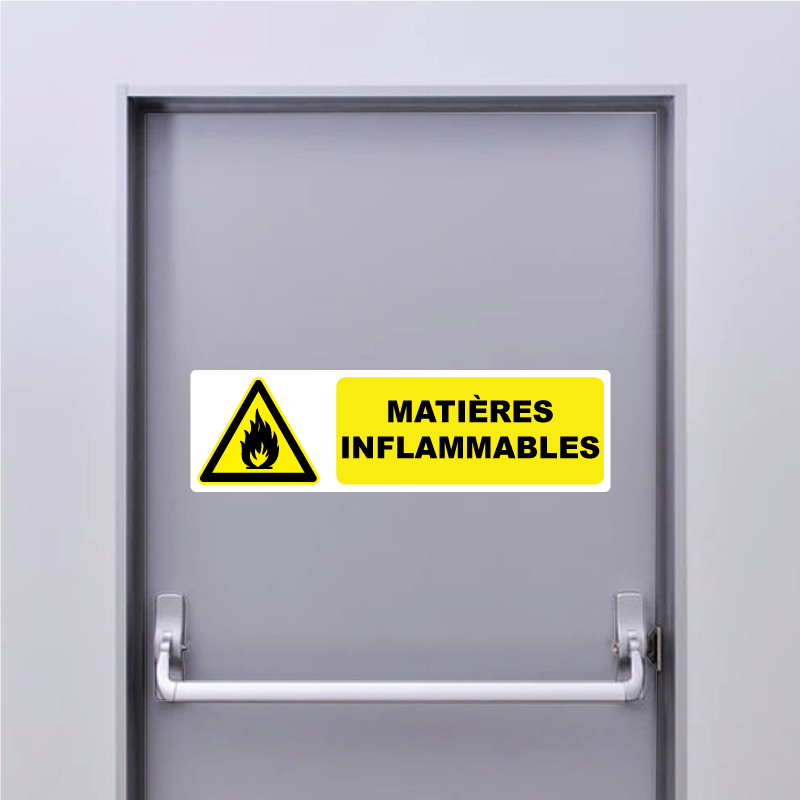 Sticker Pictogramme Matières Inflammables