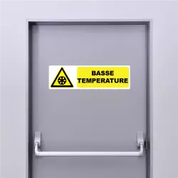 Sticker Panneau Basse Température