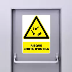 Sticker Pictogramme risque Chute d'outils
