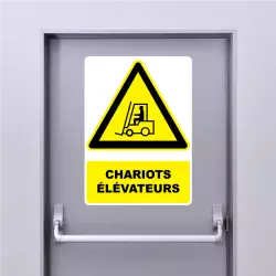 Sticker Pictogramme Chariots élévateurs