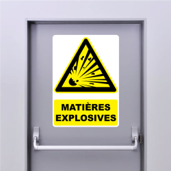 Sticker Pictogramme Matières explosives
