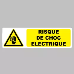 Sticker Pictogramme Risque De Choc Electrique