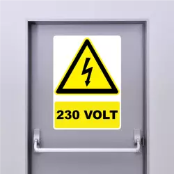 Sticker Danger Electrique 230 Volt