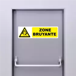 Sticker Panneau zone bruyante