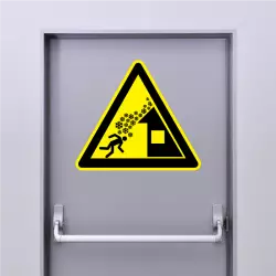 Sticker Danger Chute de Neige