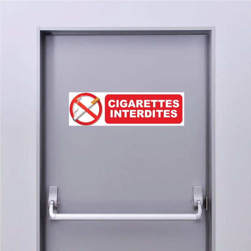 Sticker Pictogramme Cigarettes interdites
