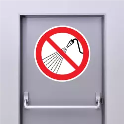 Sticker Interdiction d'arroser