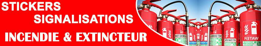 Autocollant Incendie - Sticker Incendie | Zone Signalétique
