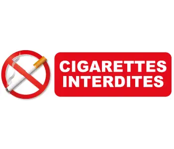 Adhésif Pictogramme Cigarettes interdites